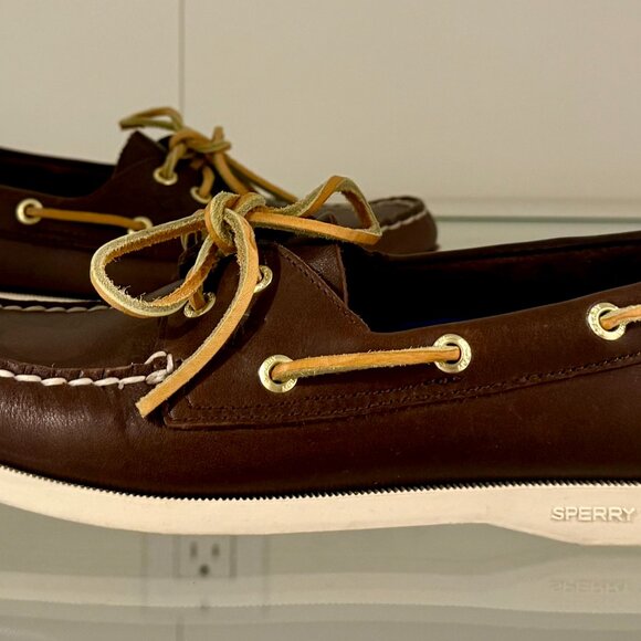Sperry Women's Authentic Original 2 Eye Lace-Up Boat Shoe - Picture 3 of 7